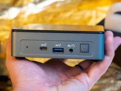 A USB-C port graces the front of the Mini PC.