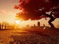 A screenshot of the game Ghost of Tsushima.