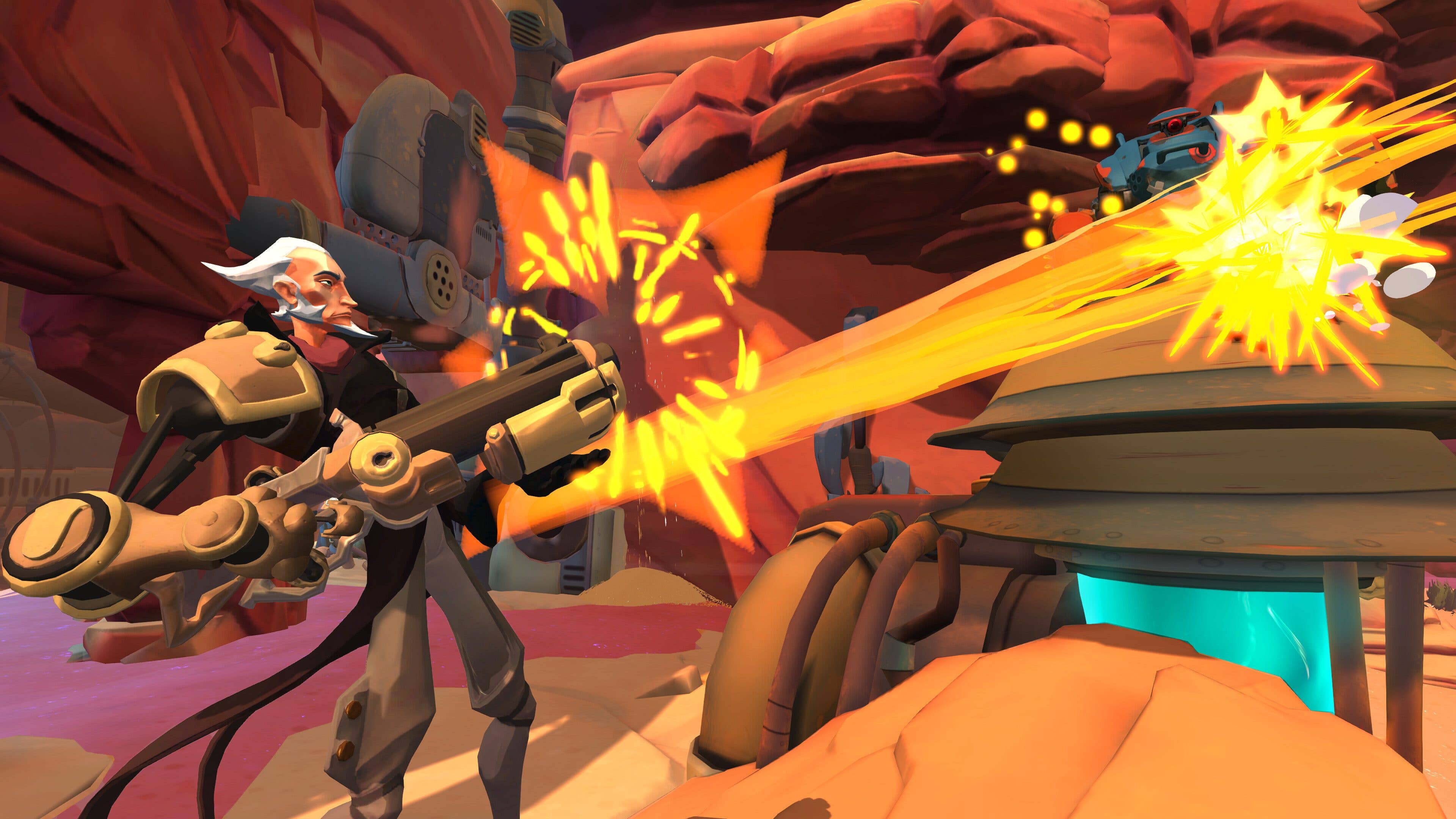 A screenshot of the game Gigantic: Rampage Edition. A screenshot of the game Gigantic: Rampage Edition.