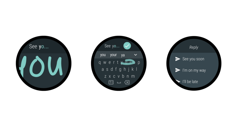 google android wear 2 0 input methods
