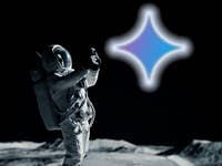 Google Gemini and Astronaut