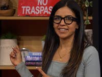 Google glasses at a demo