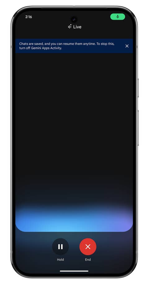 Screenshot of the Google Gemini Nano interface on the Google Pixel 9 Pro XL.