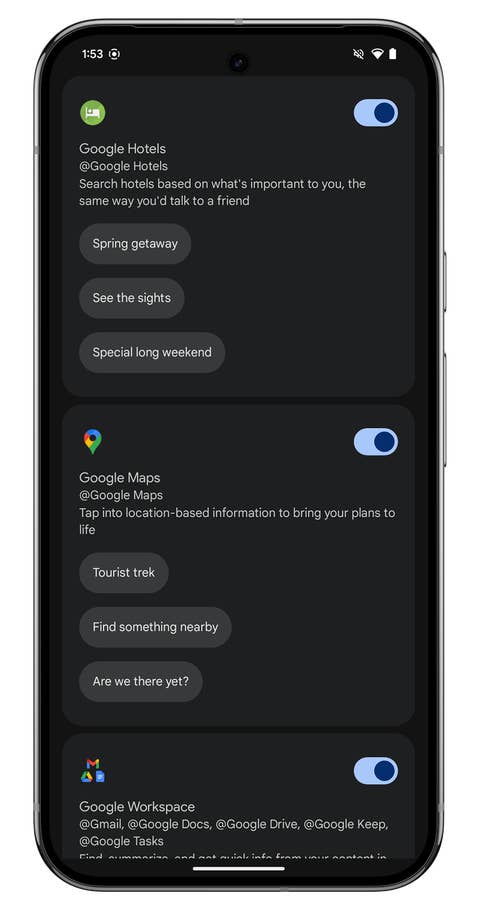 Screenshot of the Google Gemini Nano interface on the Google Pixel 9 Pro XL.