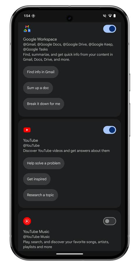 Screenshot of the Google Gemini Nano interface on the Google Pixel 9 Pro XL.