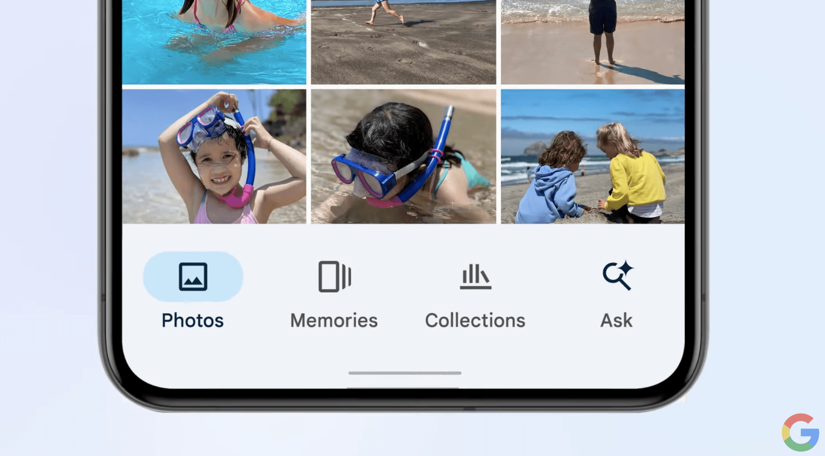 Use voice prompts to search through your photos. Use voice prompts to search through your photos.