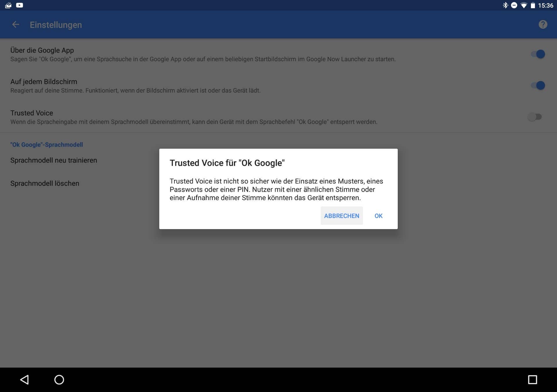 google trusted voice