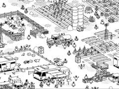 A screenshot of the game Hidden Folks.