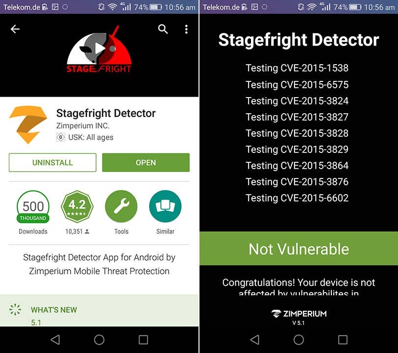 honor 5x stagefright