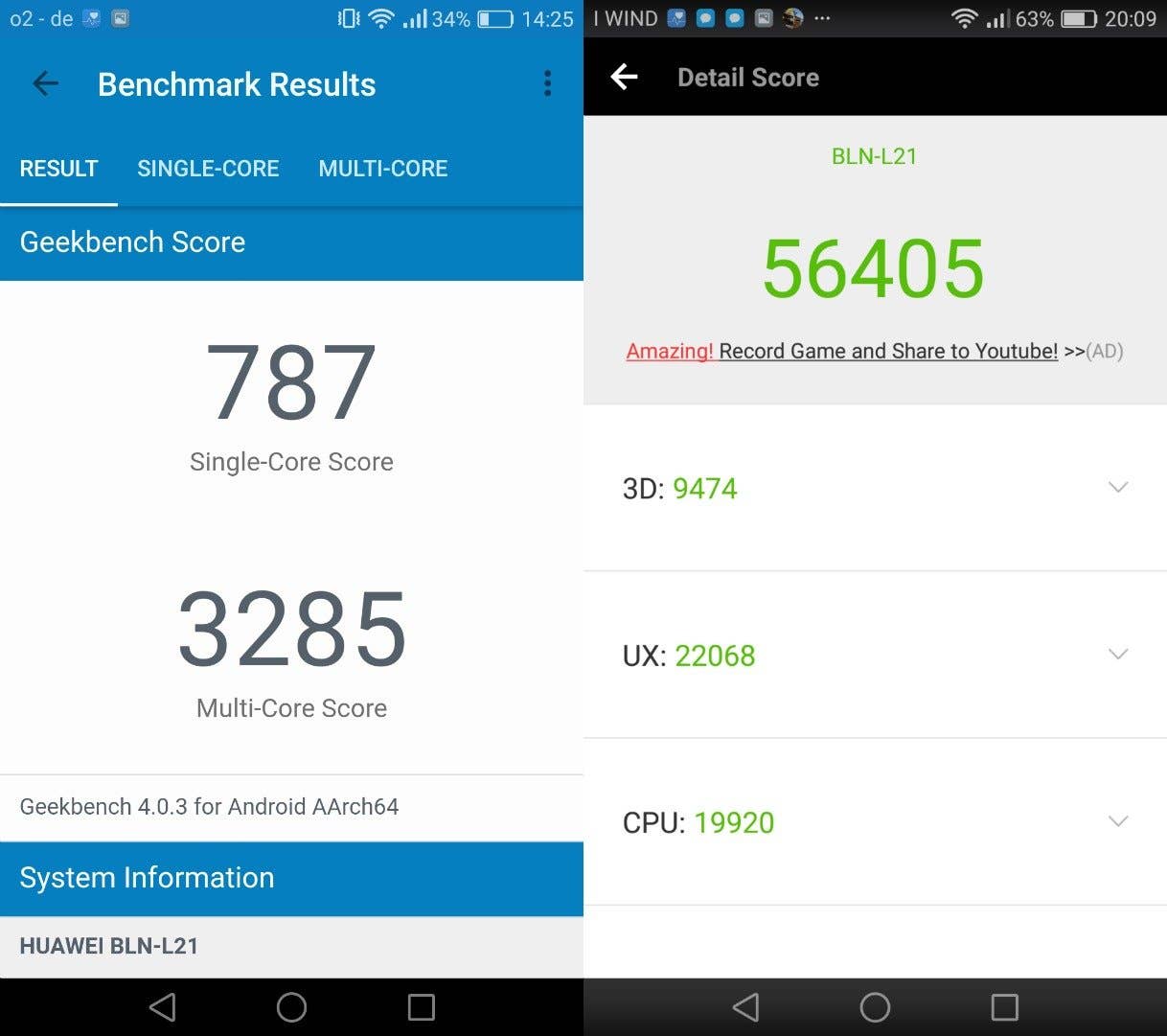 honor 6x benchmark