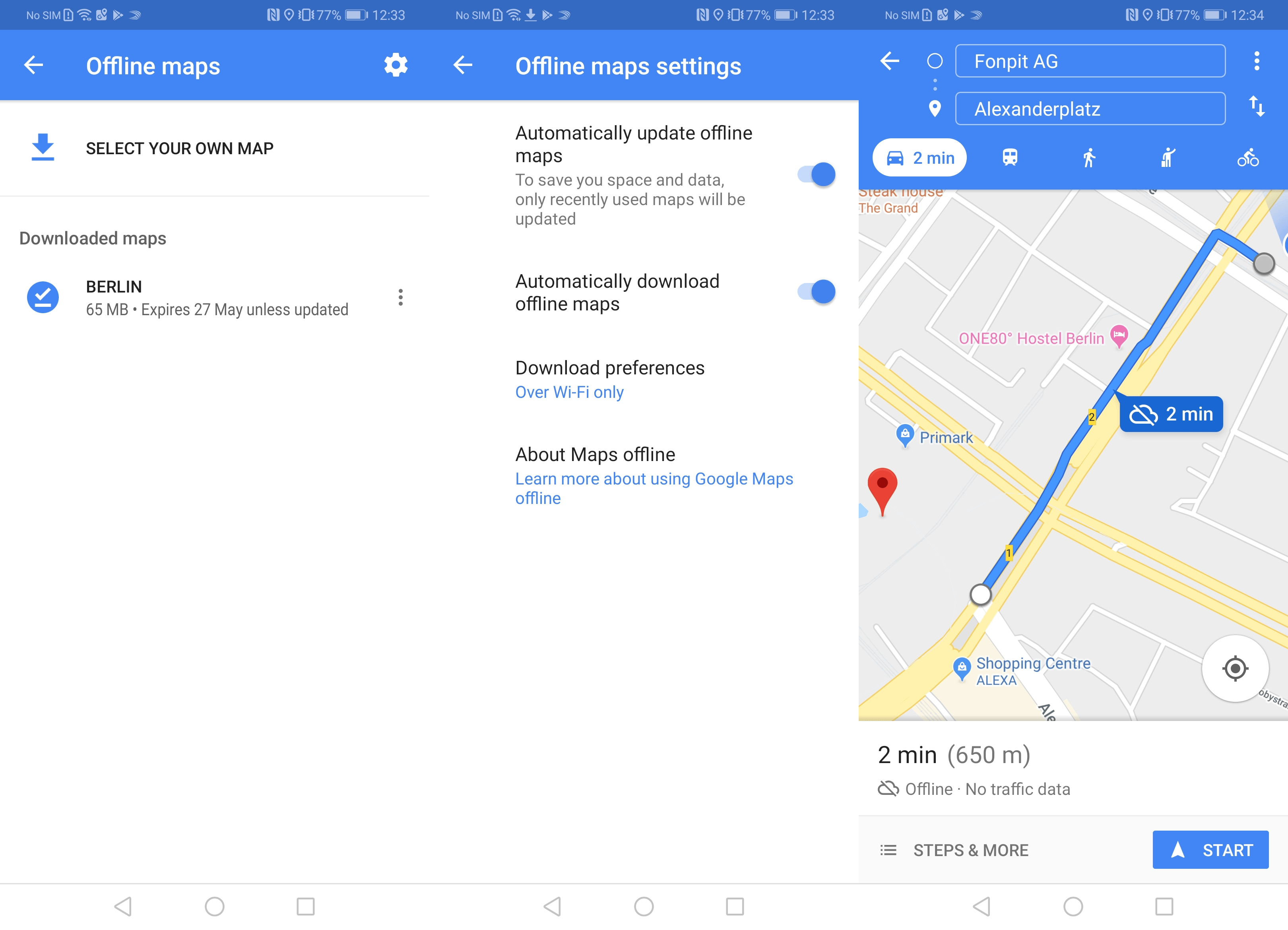 how to use google maps offline2