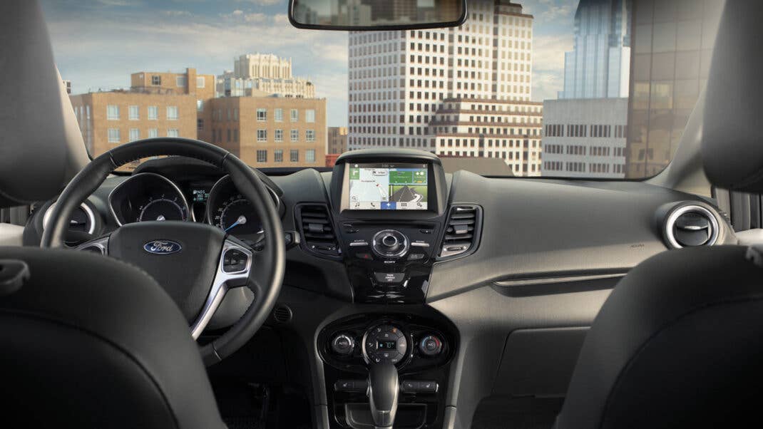 Interior of the 2019 Ford Fiesta