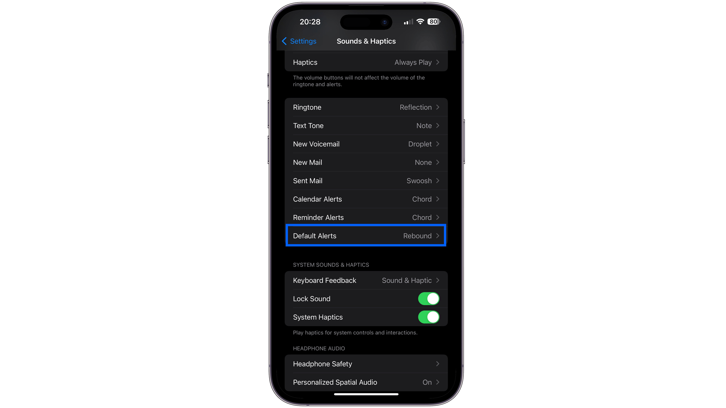 iOS 17.2 Beta 4 update intros customization for default sound
