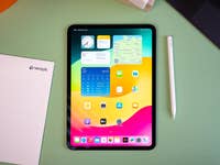 The new OLED iPad Pro display delivers excellent contrast, colors. and brightness.