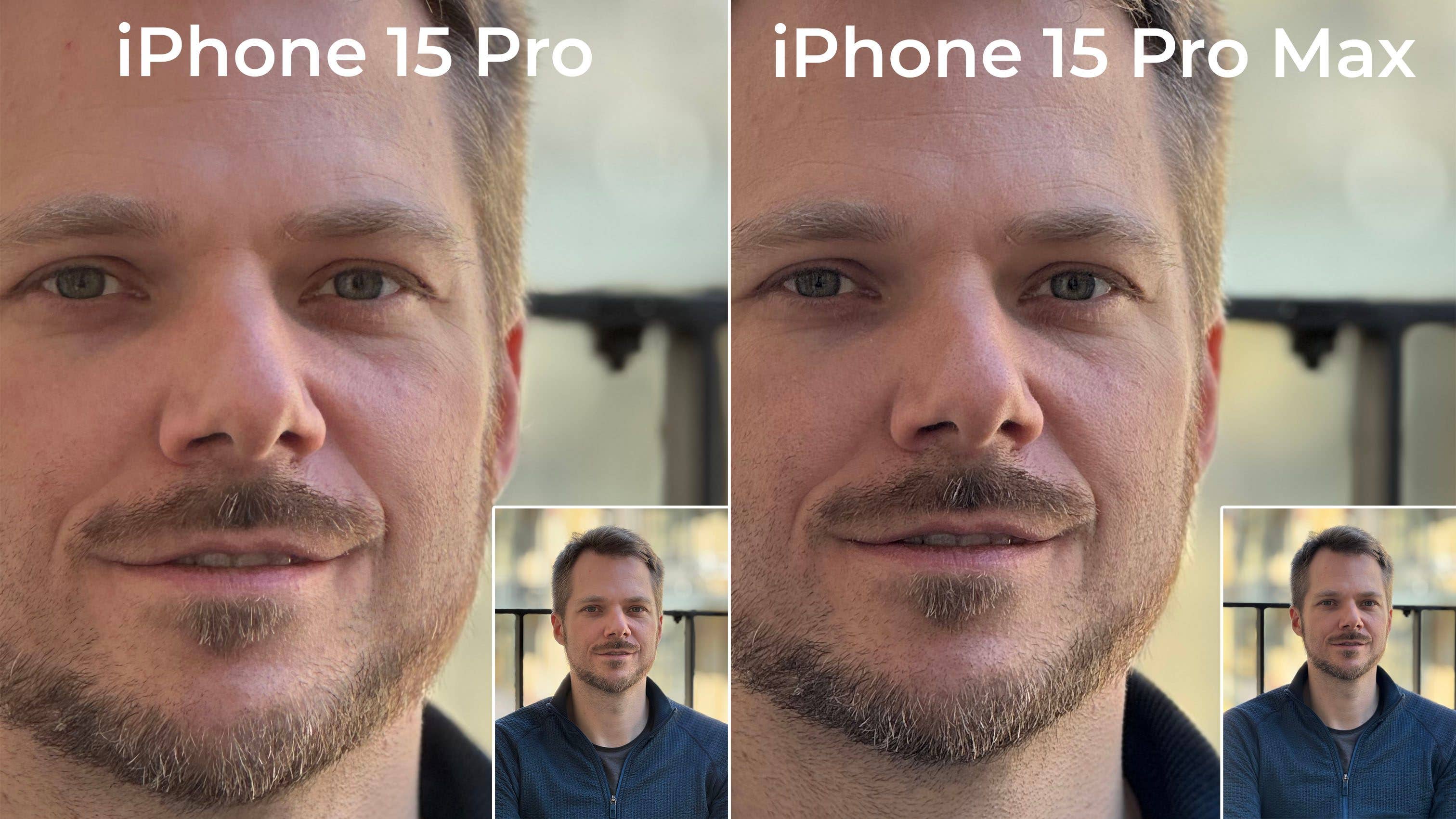 iPhone 15 Pro vs Pro Max test photos