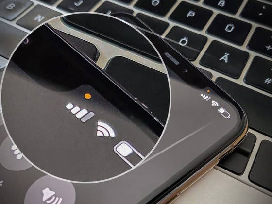 iOS 14: this is what the green and orange dots in the display mean