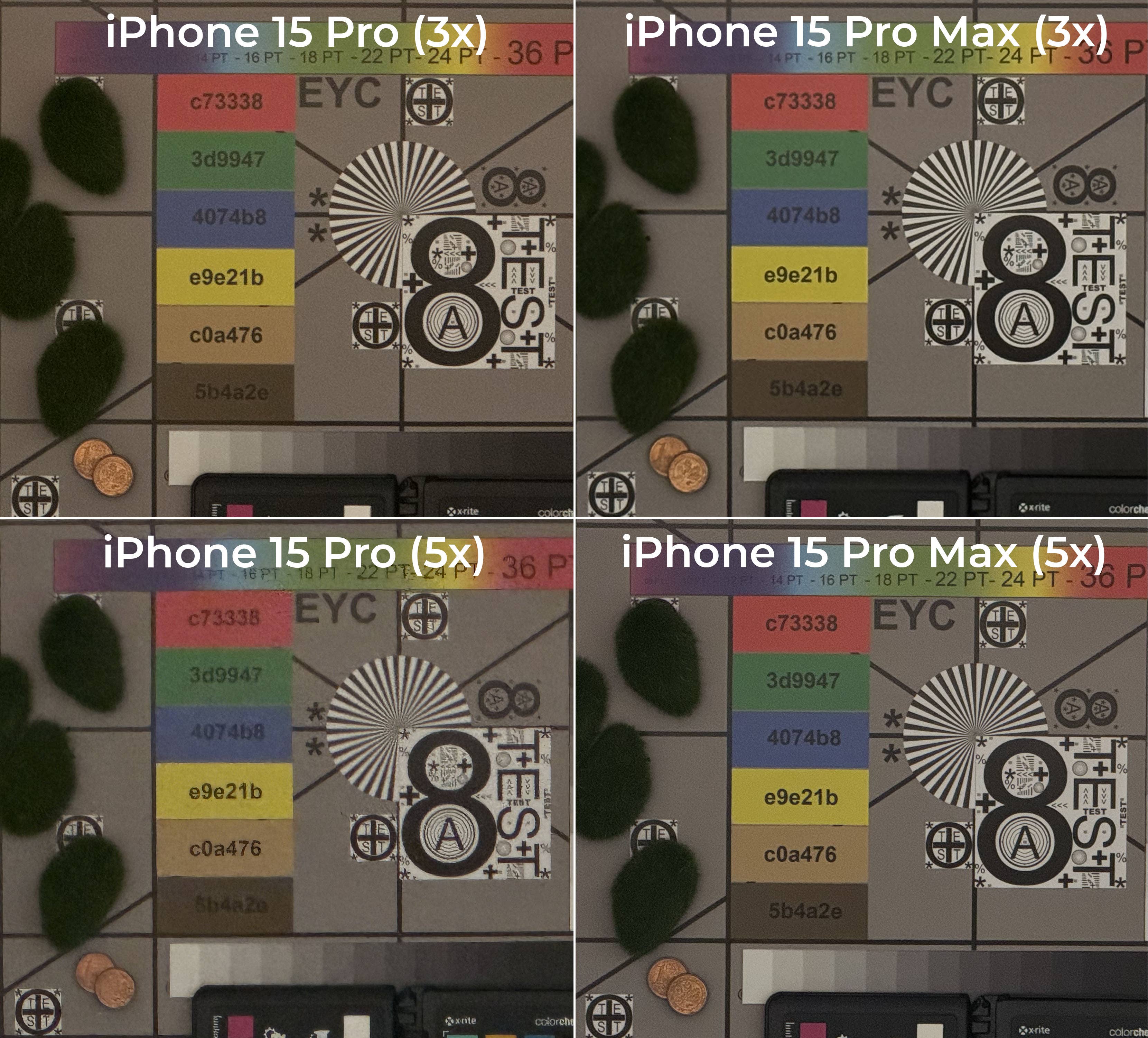 iPhone 15 Pro vs Pro Max test photos