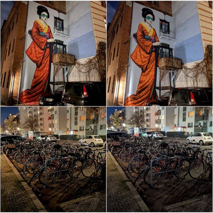 iphone pixel night mode