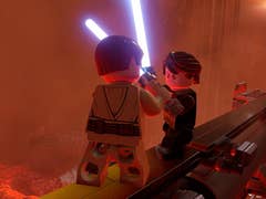 A screenshot of the game LEGO Star Wars.