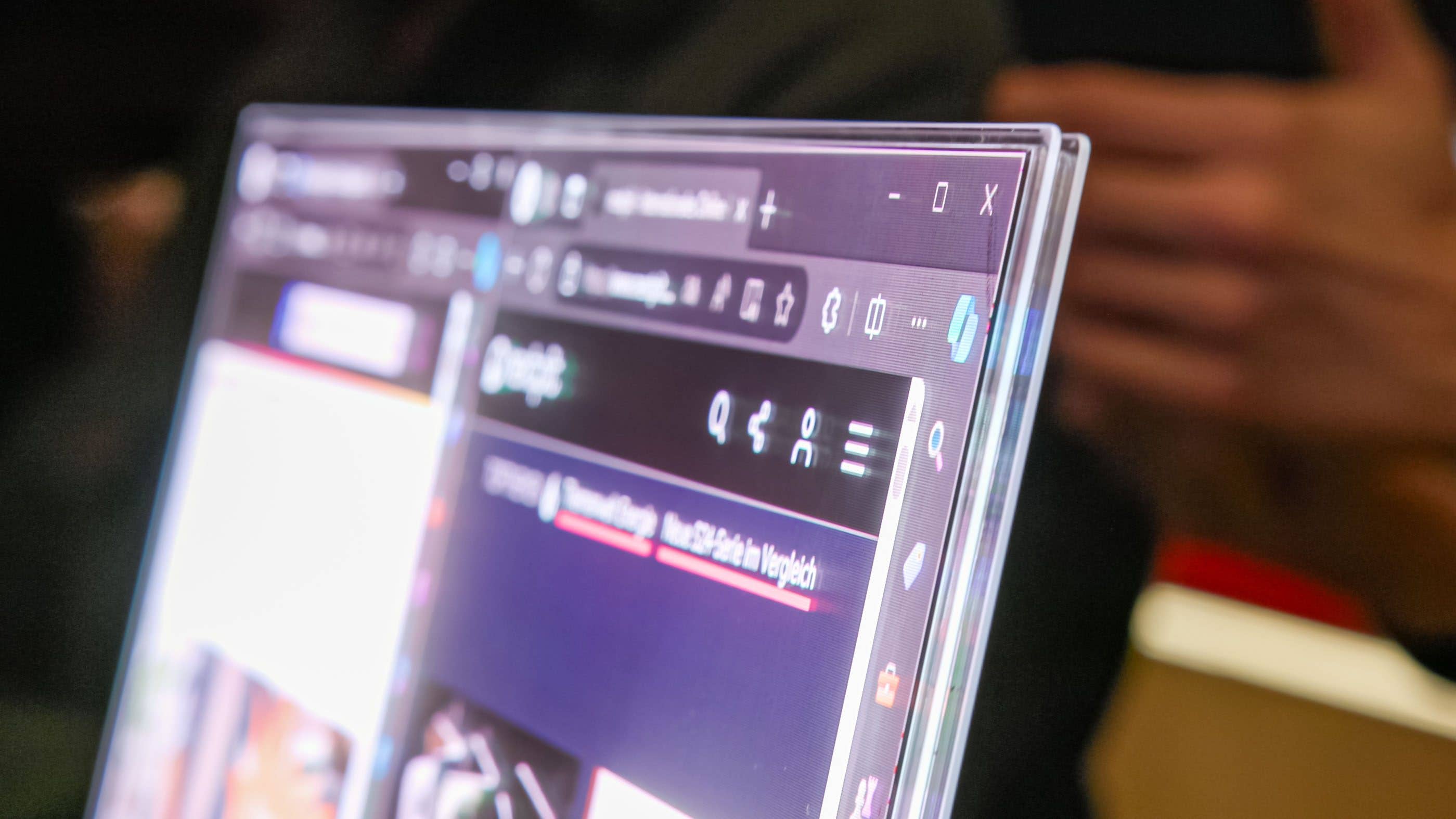 A cool display, but you won't find a high resolution here.