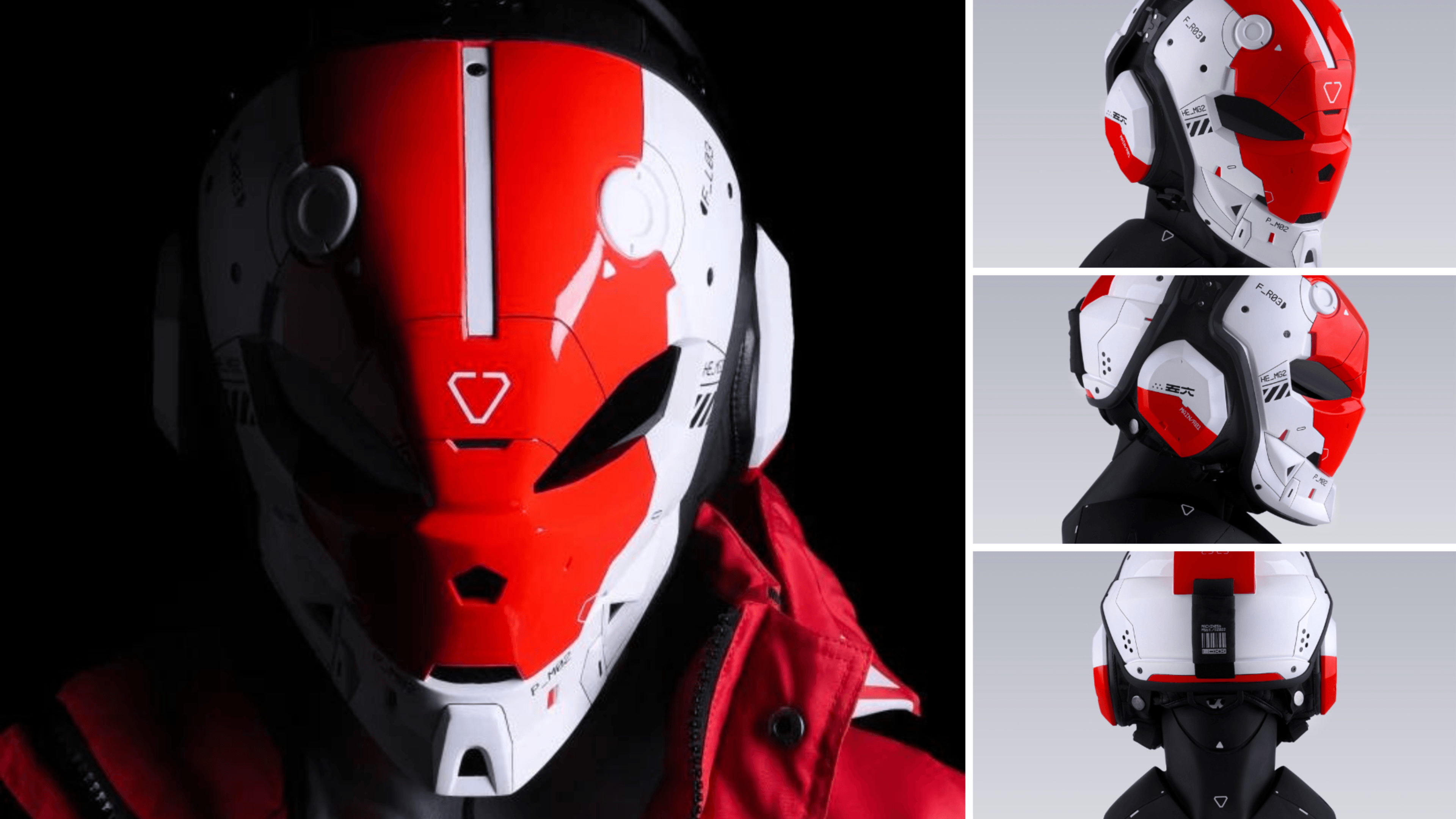 These Cyberpunk helmets are pretty cool, I Cyberpunk helmet