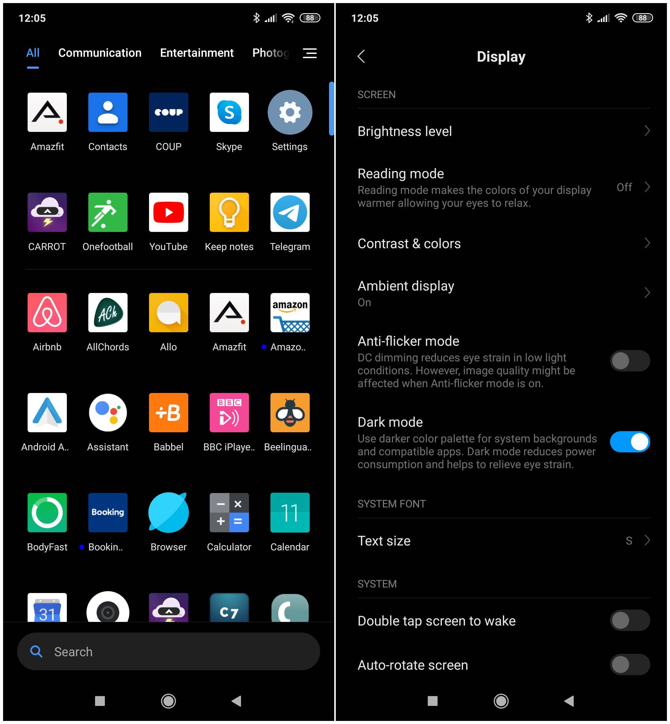 miui dark mode
