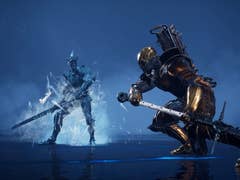 A screenshot of the game Mortal Shell.