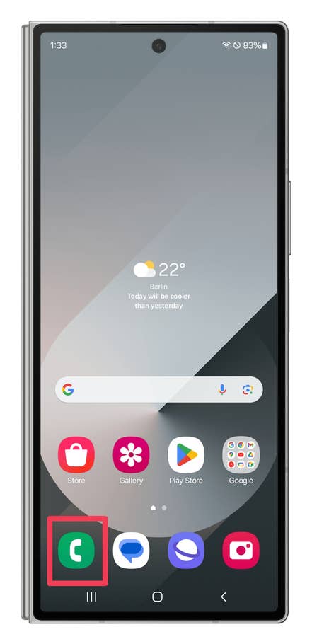 Screenshots showing how to hide your phone number.