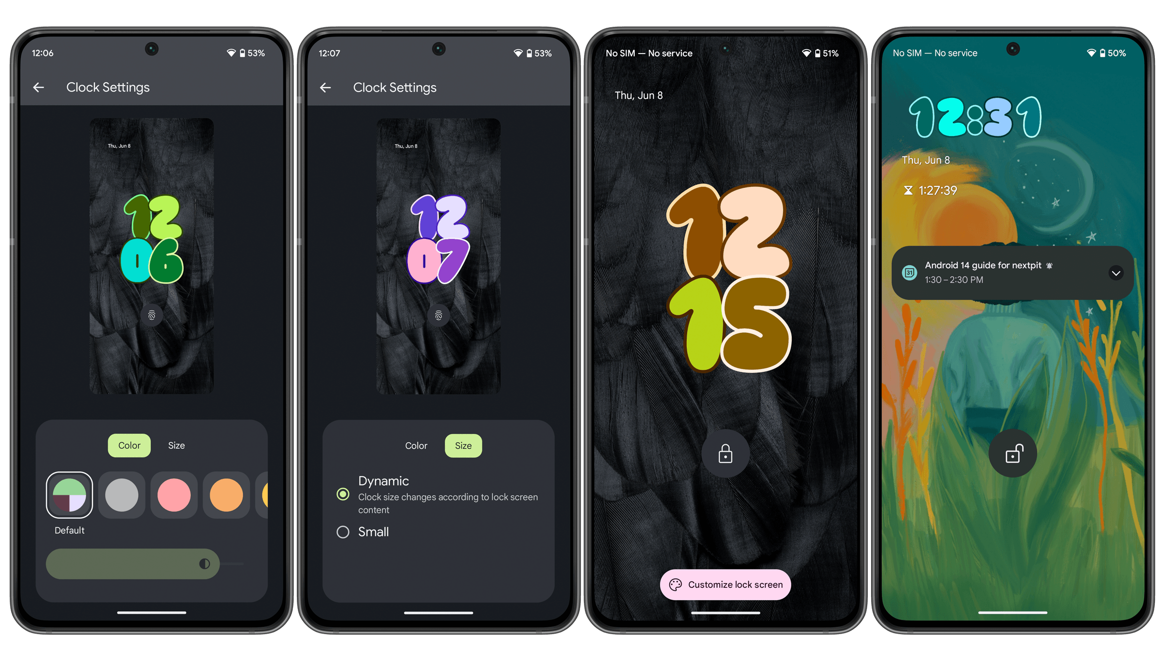 Android 13 Beta 3: lock screen