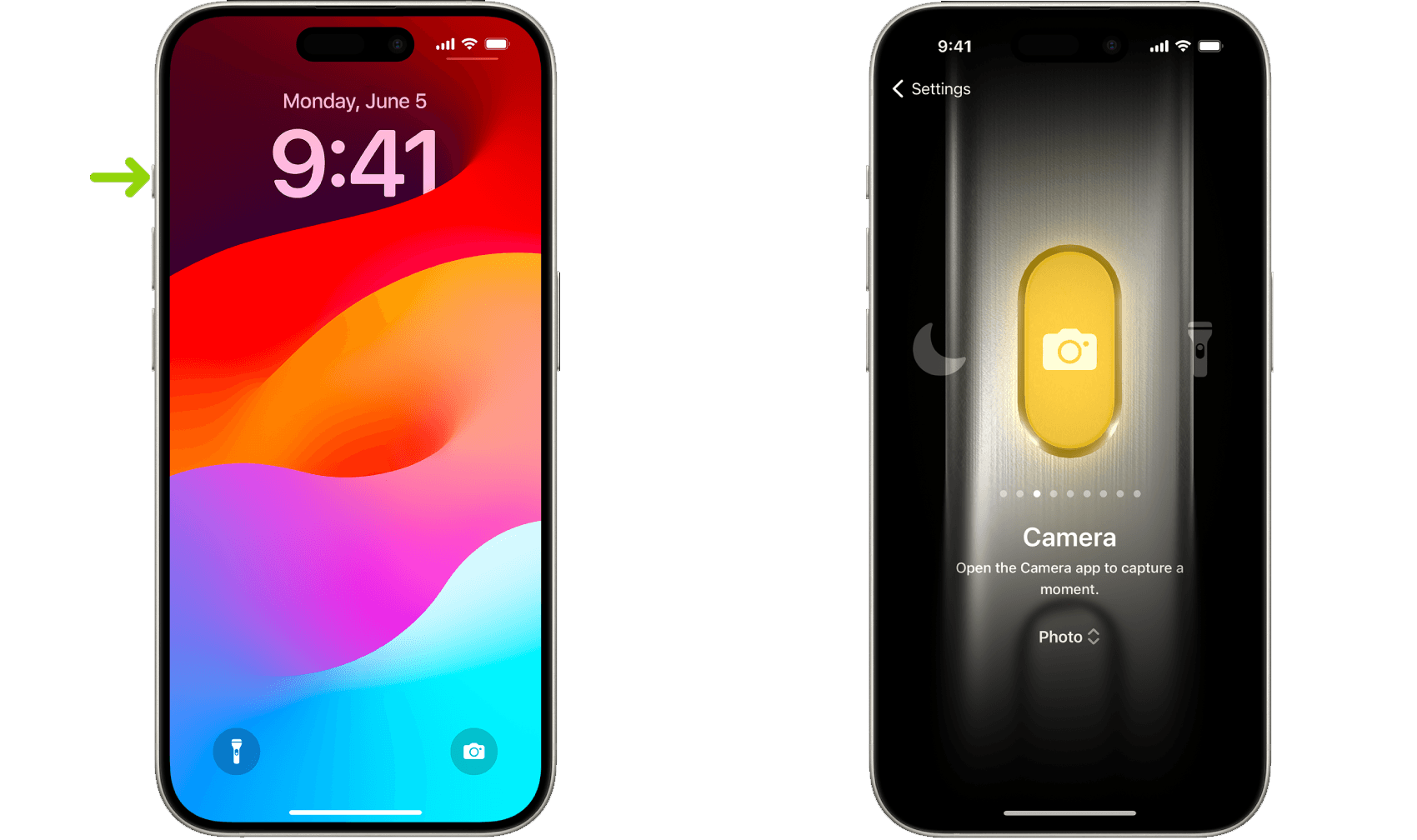 iPhone 15 Pro Action Button sample image