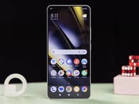 Poco F6 picture showing the display