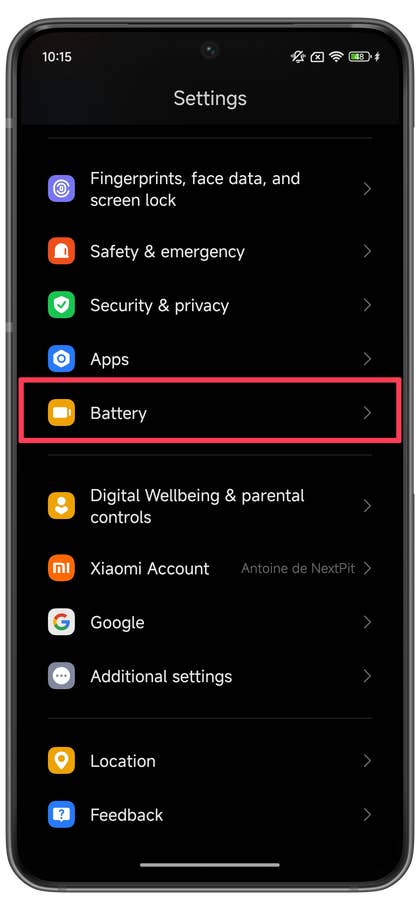 Xiaomi reverse wireless charging