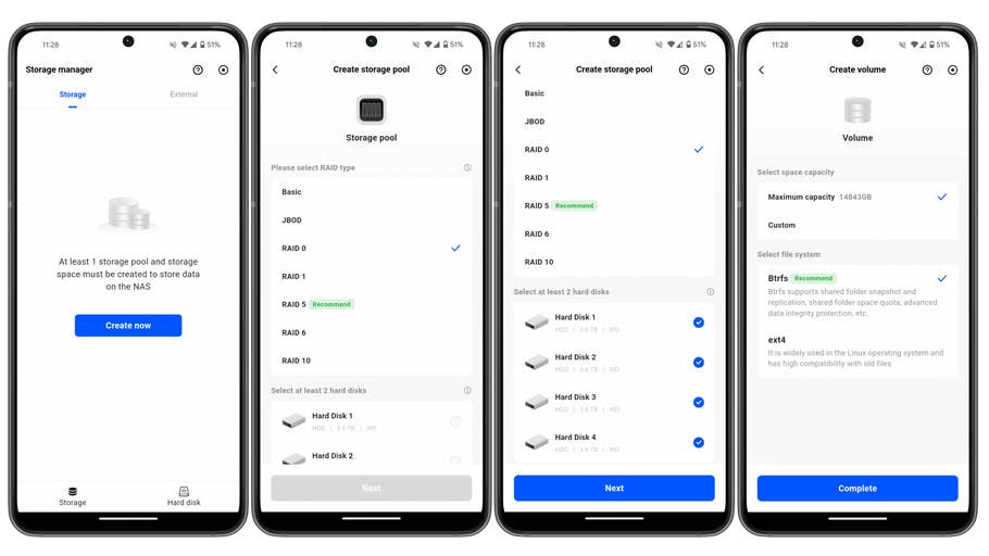 Ugreen NAS app storage manager