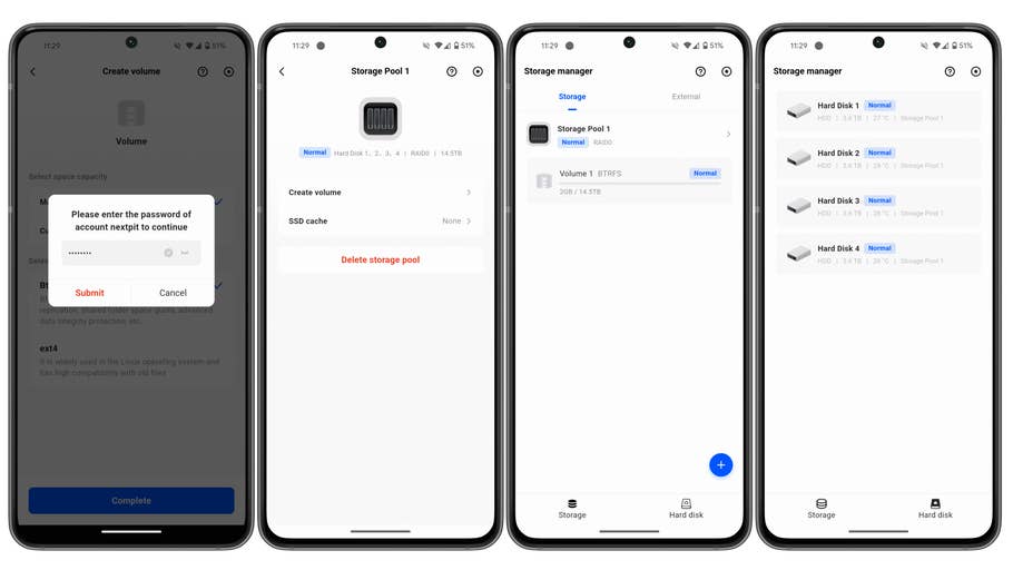 Ugreen NAS app storage manager