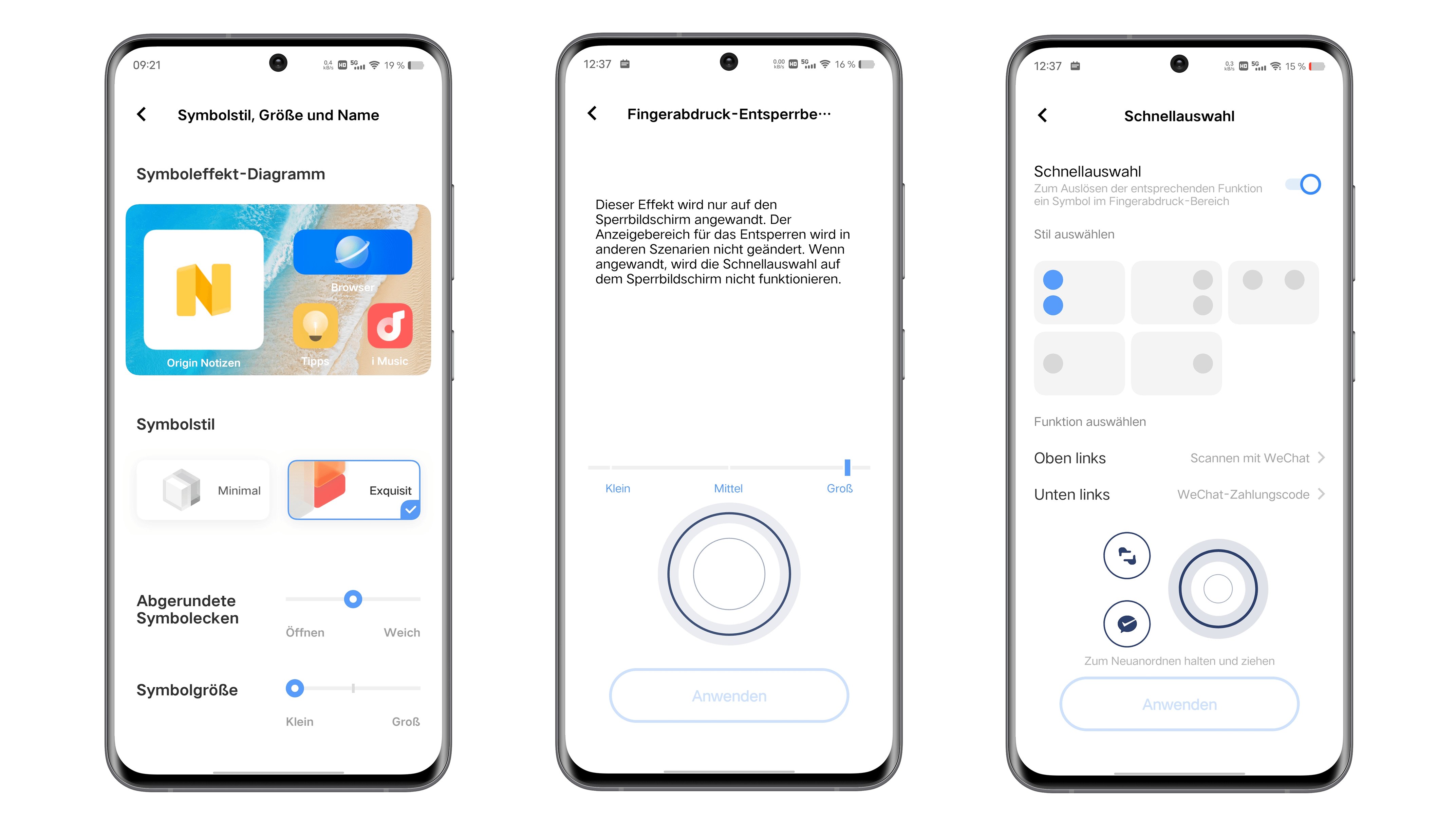 Vivo X90 Pro+ biometric setup screens
