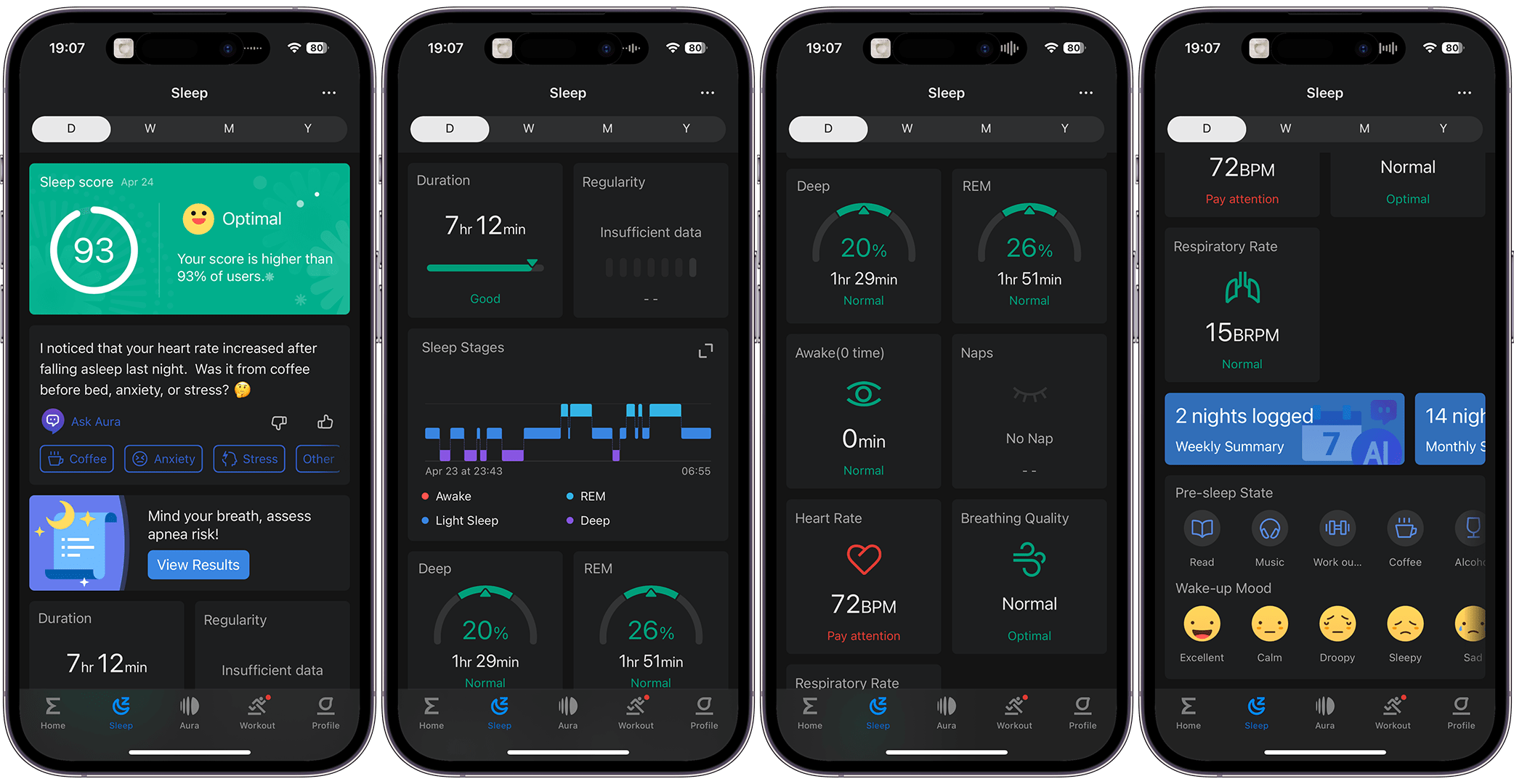 Screenshot of the Zepp Health app
