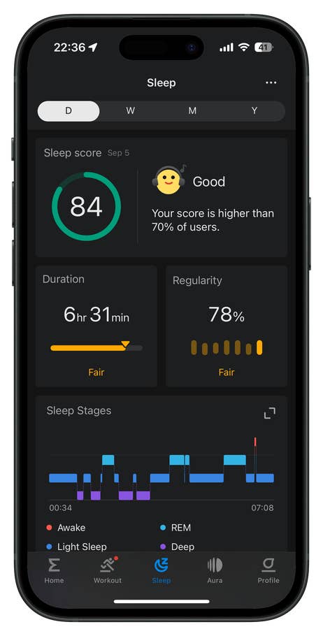 Amazfit T-Rex 3 Zepp app UI