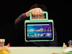 Amazon Fire HD 10 Kids Pro displaying the home screen