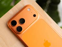 Apple iPhone 17 Pro Max in orange
