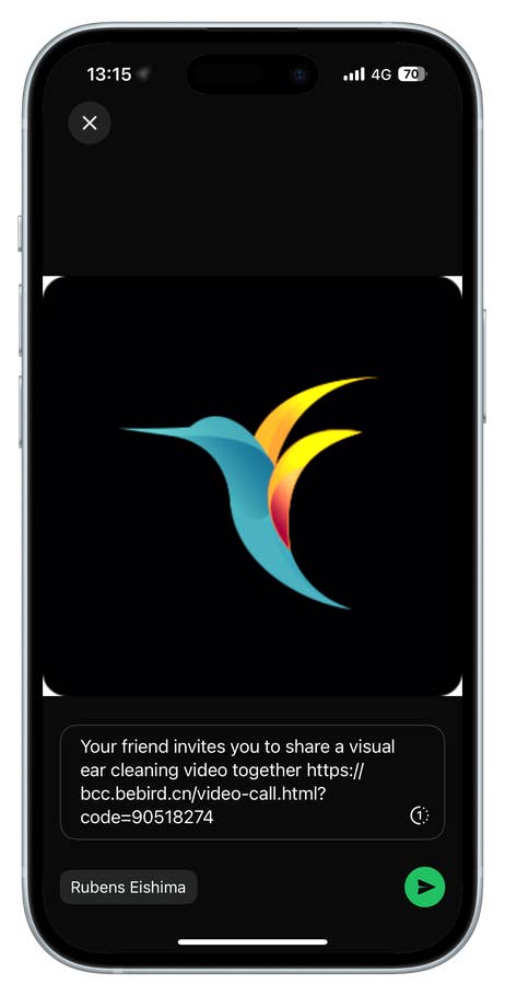 Logo of Bebird featuring a colorful bird design on a black background.