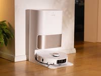 The Dreame L40 Ultra when docked.