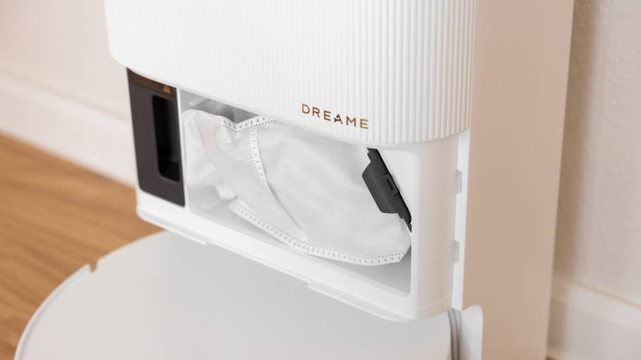 Dreame X50 Ultra air purifier with a visible mask compartment.