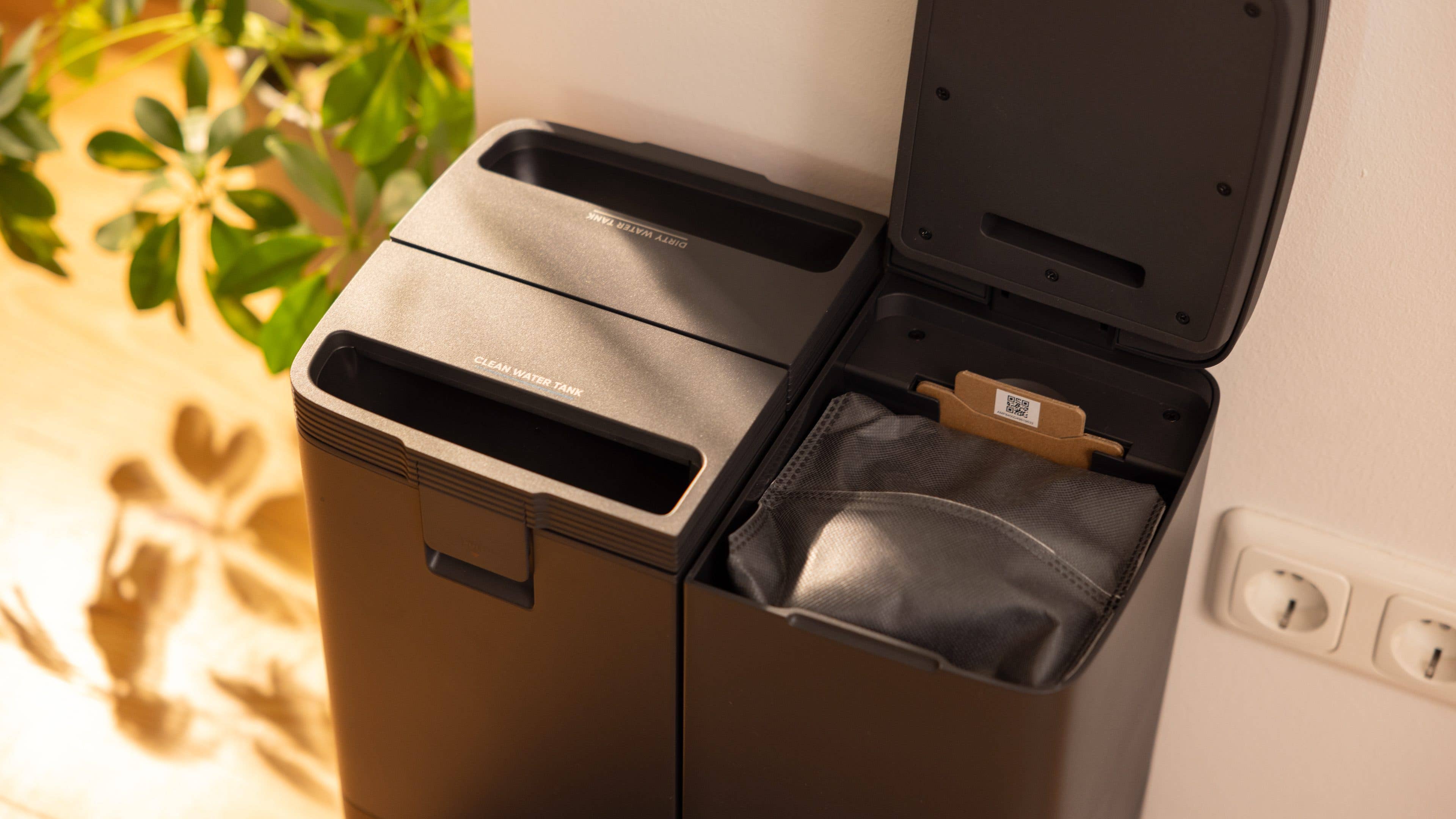 You get a useful base station that cleans the mops and stores the dust.