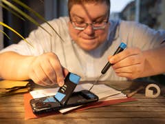 Fairphone 5 undergoing a surgery