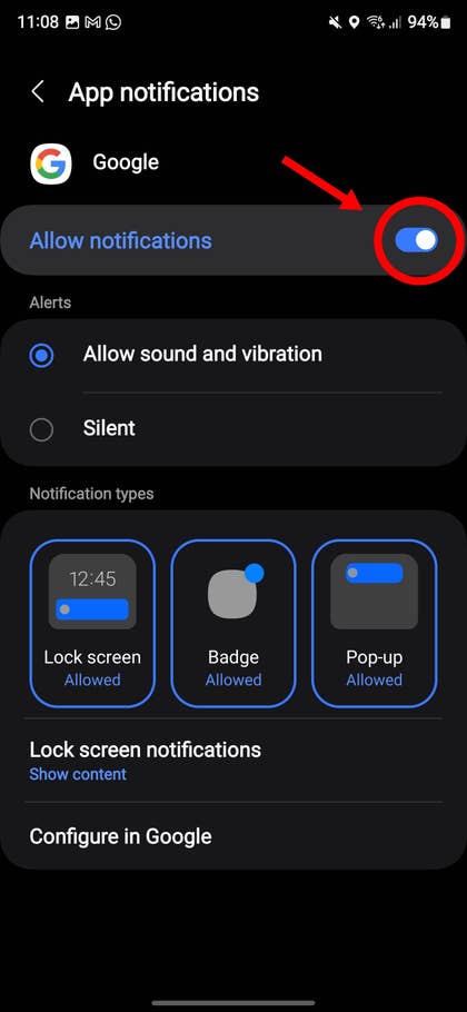 Setting up and using Gemini Live on Android phones screenshots.