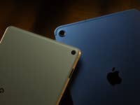 Google Pixel Tablet side by side with the Apple iPad 10