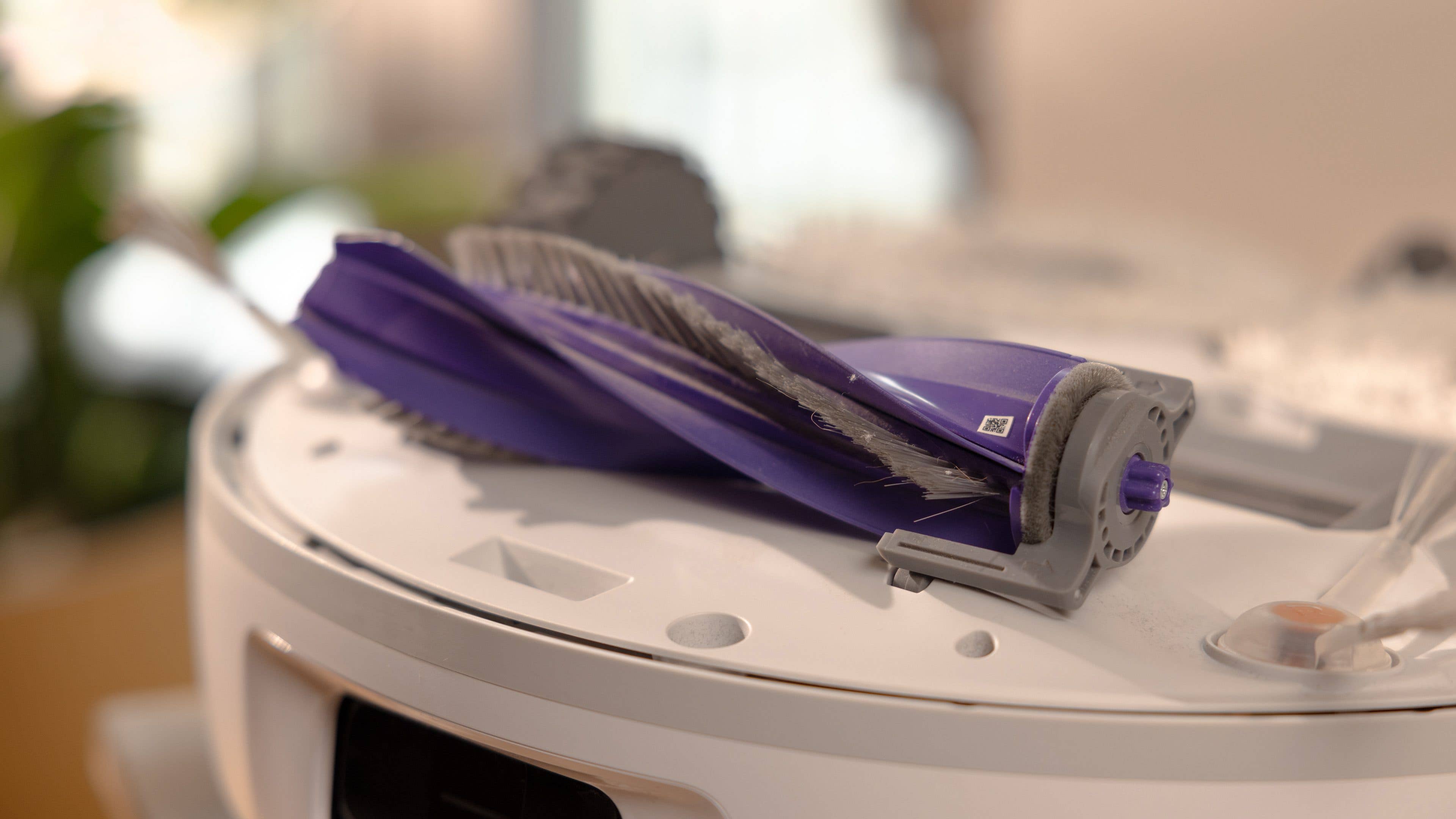 No wrangling with tangled fur in the roller brush here! No wrangling with tangled fur in the roller brush here!