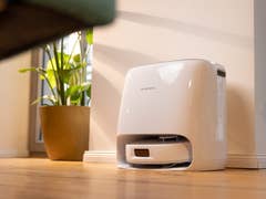 While it lacks a self-emptying function, the mopping pads do receive a thorough cleaning.