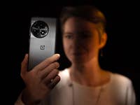 A person holding the OnePlus 12R