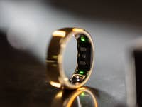 RingConn Smart Ring Gen 2 battery charging pins highlighted